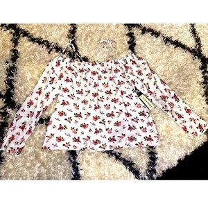 Floral Off Shoulder Blouse